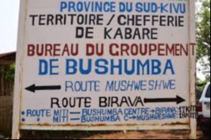 bureau du groupement de Bushumba.photo crédit: tiers