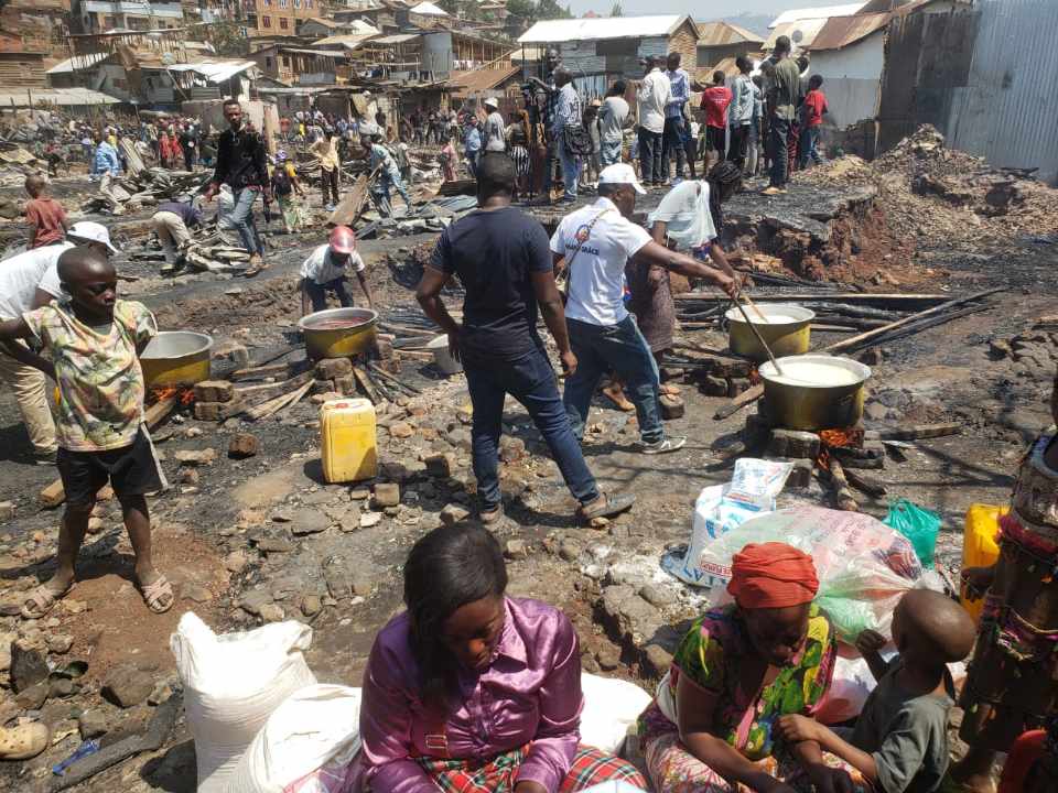 Incendie à Irambo, ce jeudi 4 juillet 2024